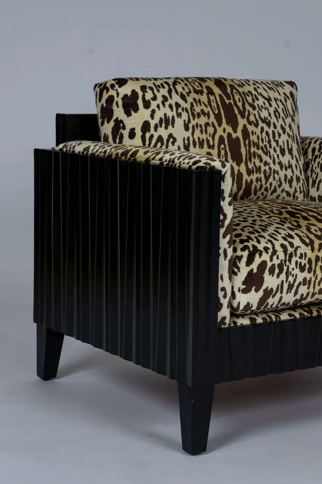 Deco Leopard Club Chairs 7