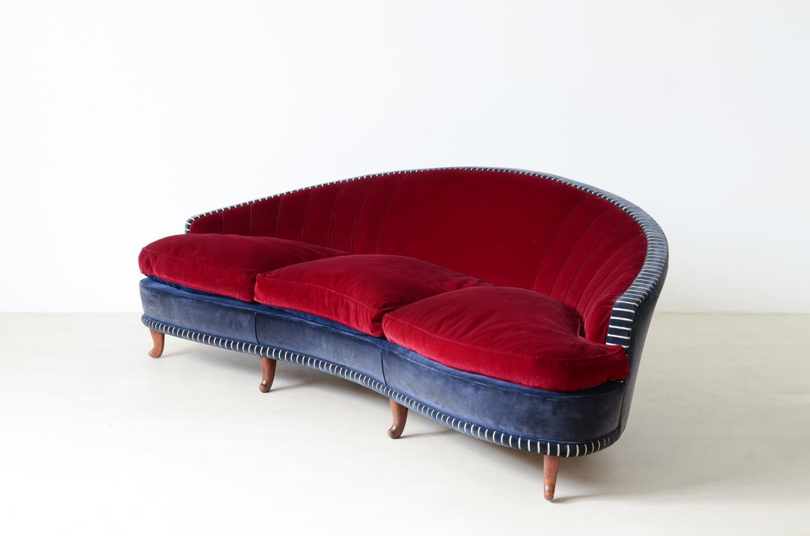 Art déco Ensemble de salon Decò aux formes courbes en vente