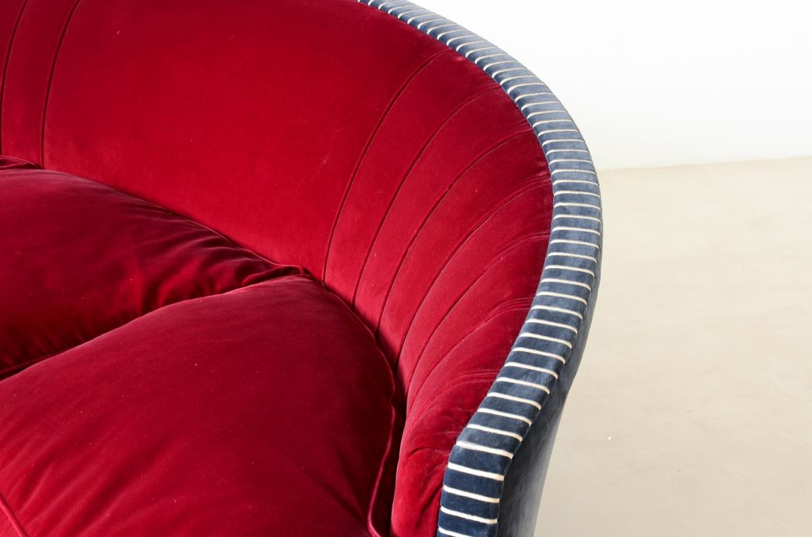 italien Ensemble de salon Decò aux formes courbes en vente