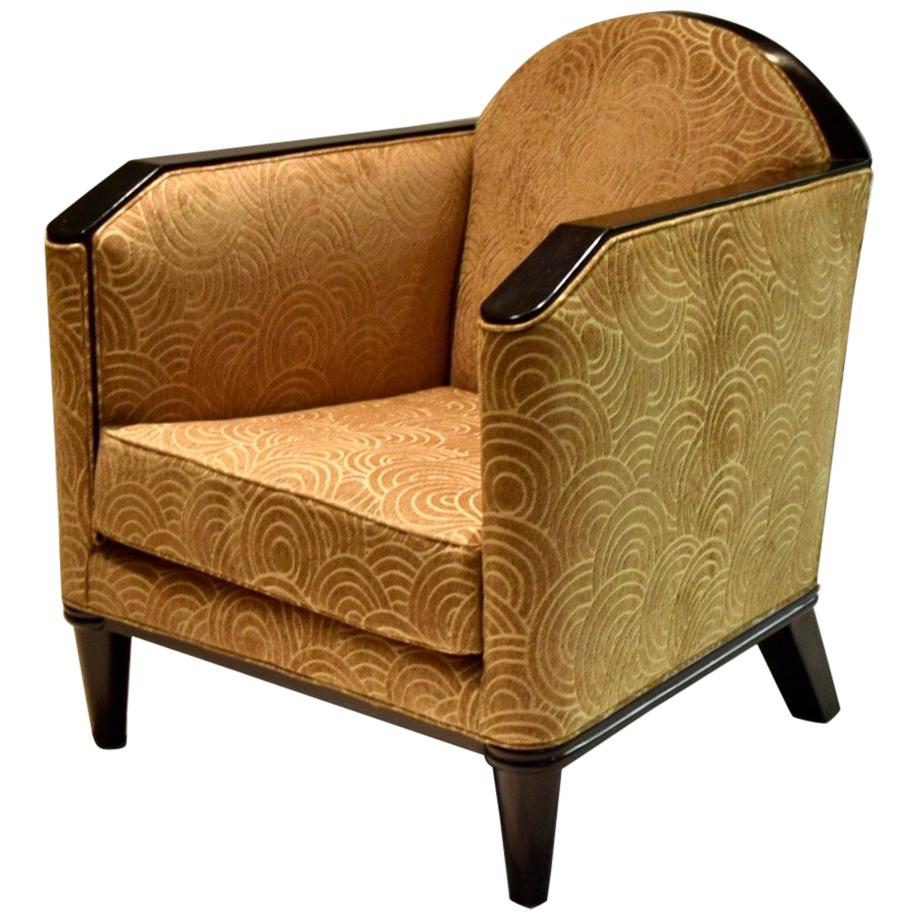 Deco Lounge Chair by Pierre Chareau, France, circa 1925