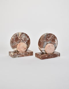 Deco Marble Bookend Set