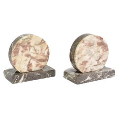 Deco Marble Bookends