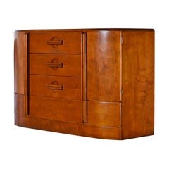 Deco-Modern Heywood Wakefield Amber C3318 Airflow Buffet Credenza