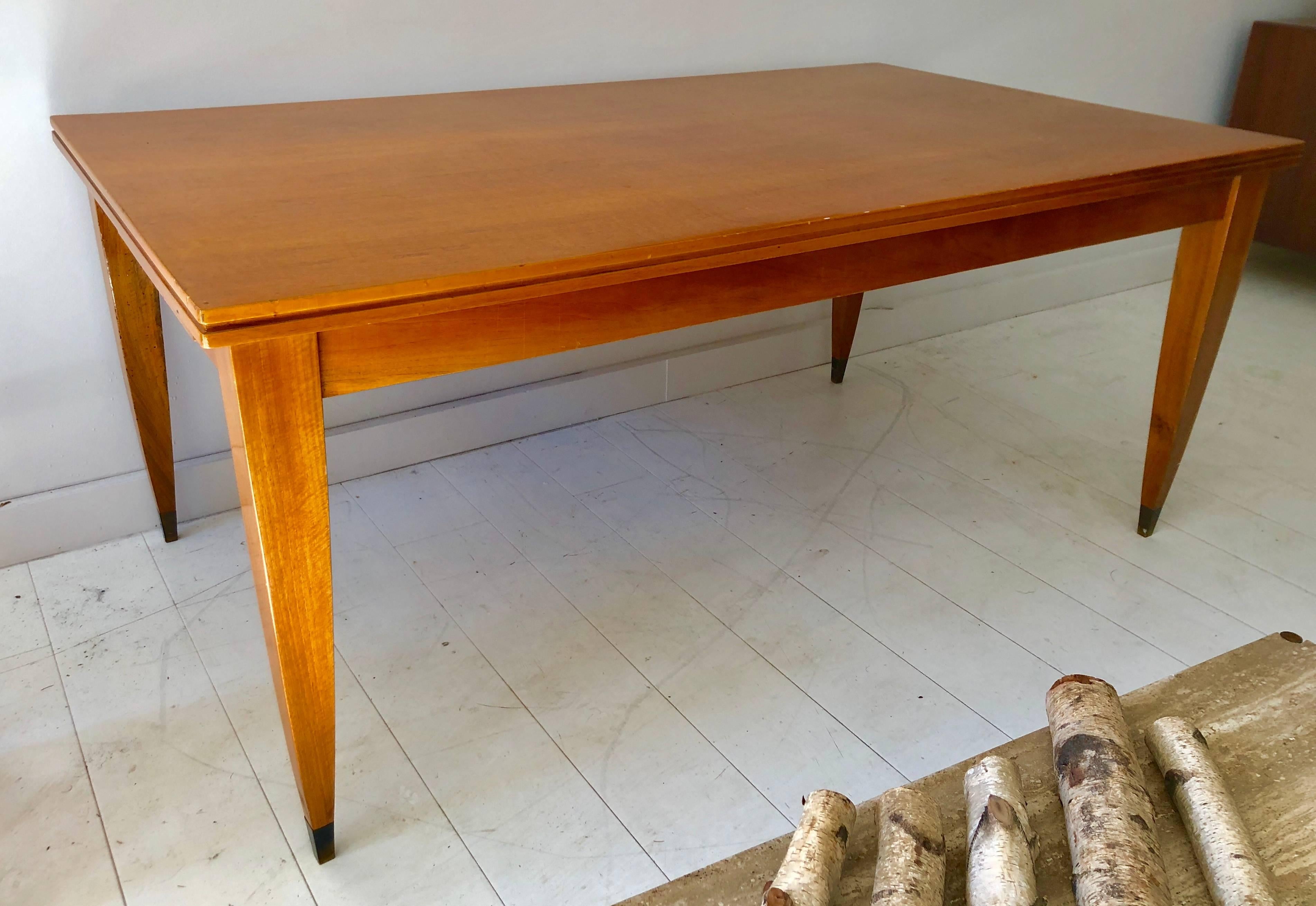 Gio Ponti Style Modern Italian Library or Dining Table For Sale 2