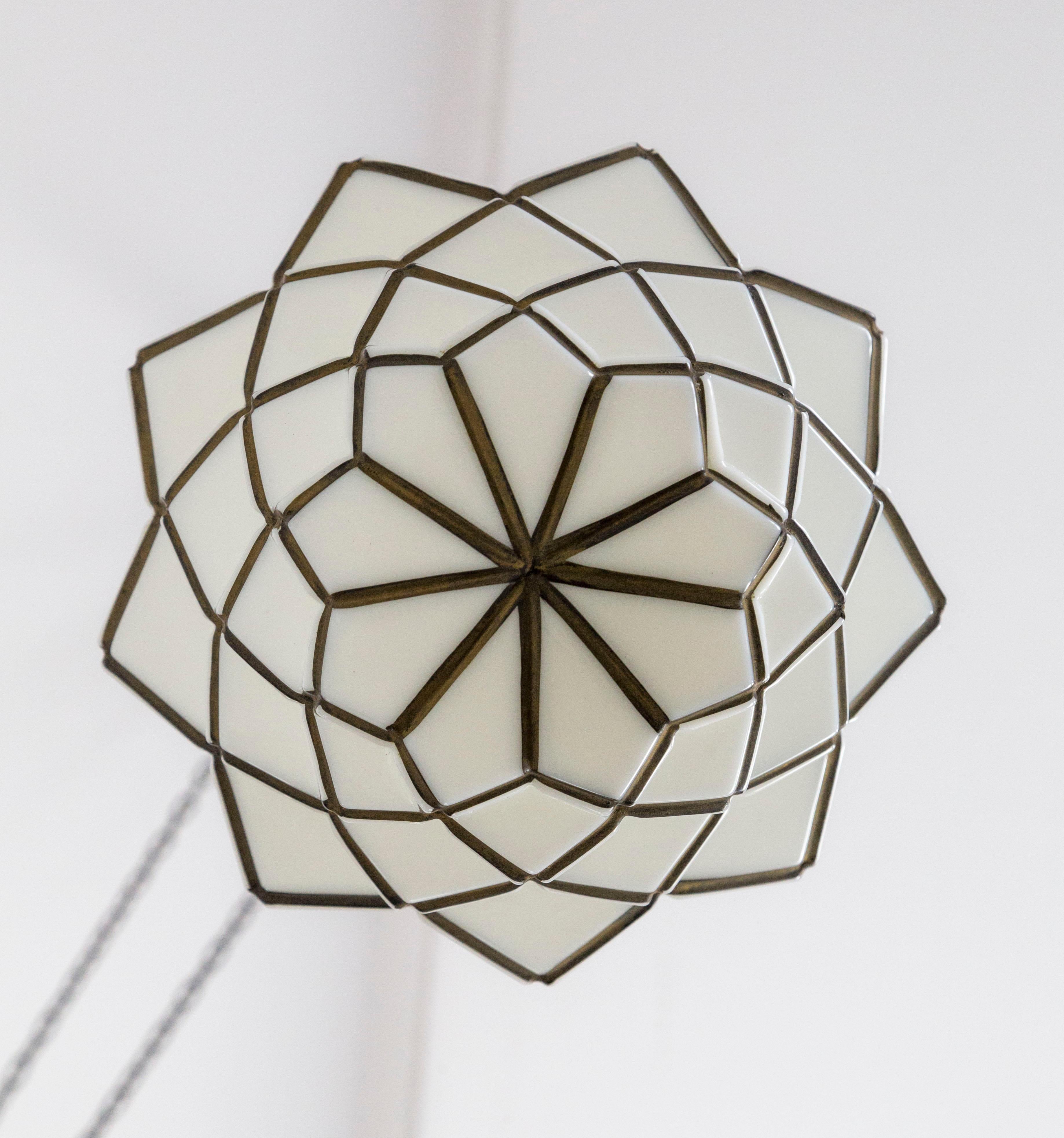 art deco skyscraper pendant light