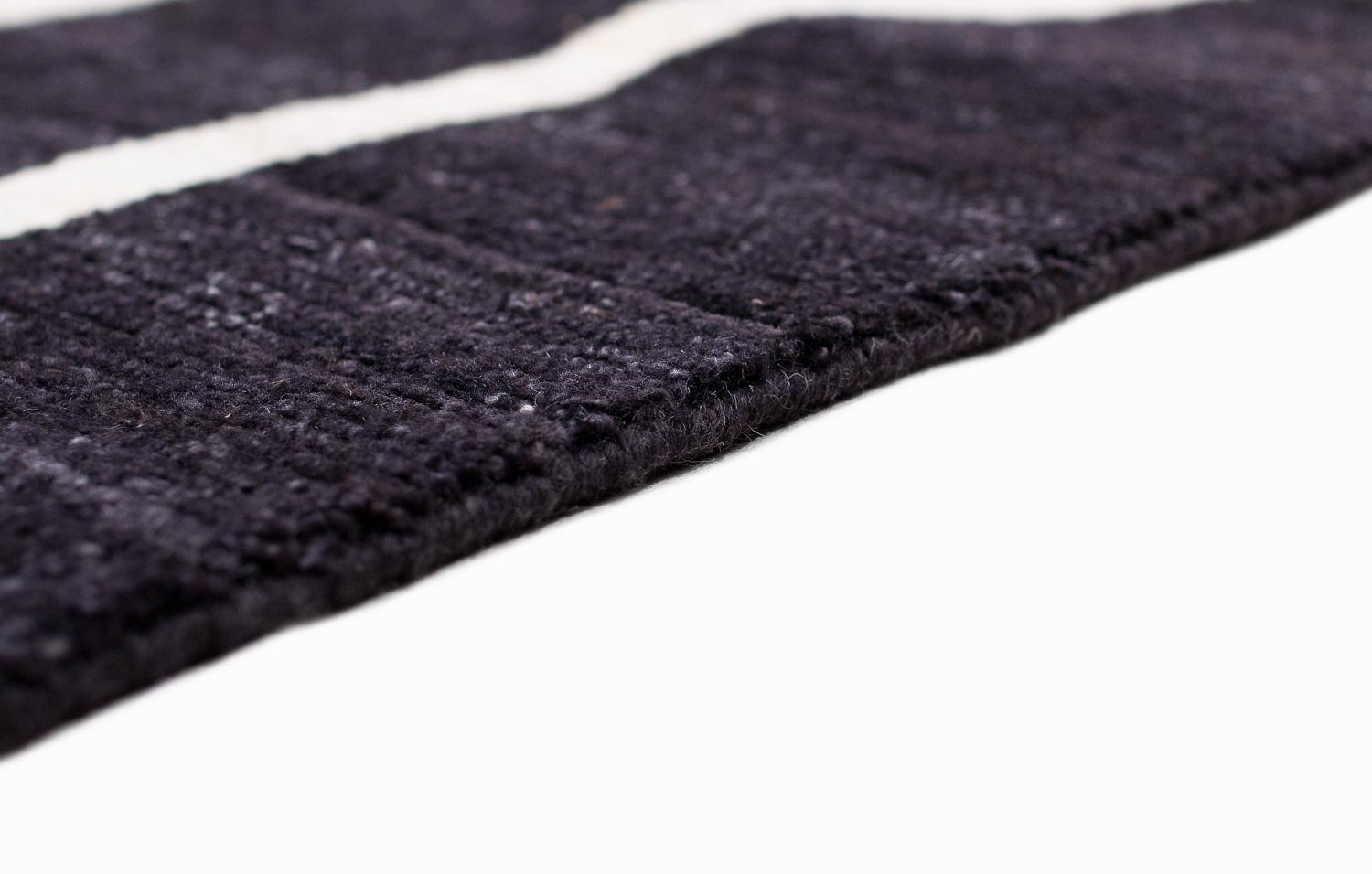 Tappeto d'artista Deco Polygon by Carini Carpets x Michelle Weinberg in lana ritagliata in vendita 7