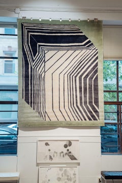 Deco Polygon by Carini Carpets x Michelle Weinberg Wool & Silk Luxury Area Rug