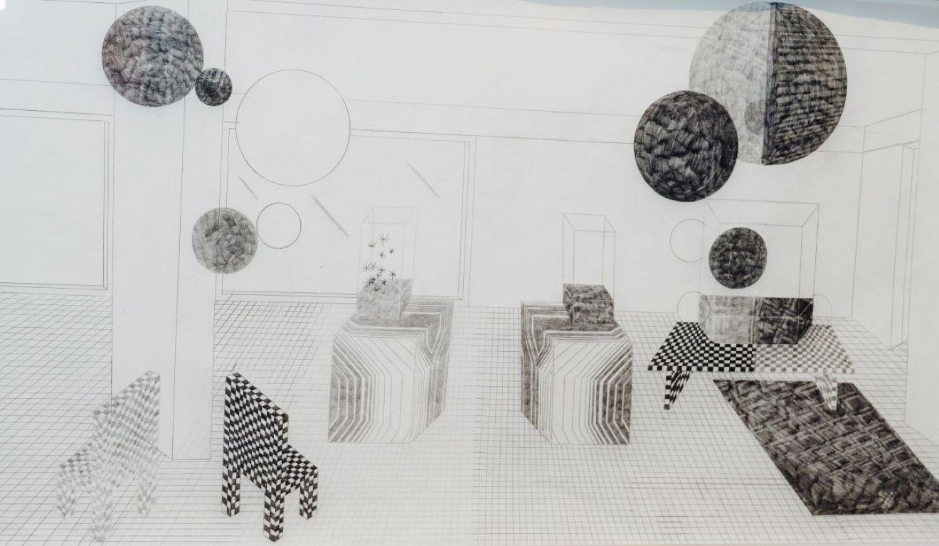 Tappeto di lusso in lana e seta Deco Polygon by Carini Carpets x Michelle Weinberg In condizioni Nuovo in vendita a New York, NY