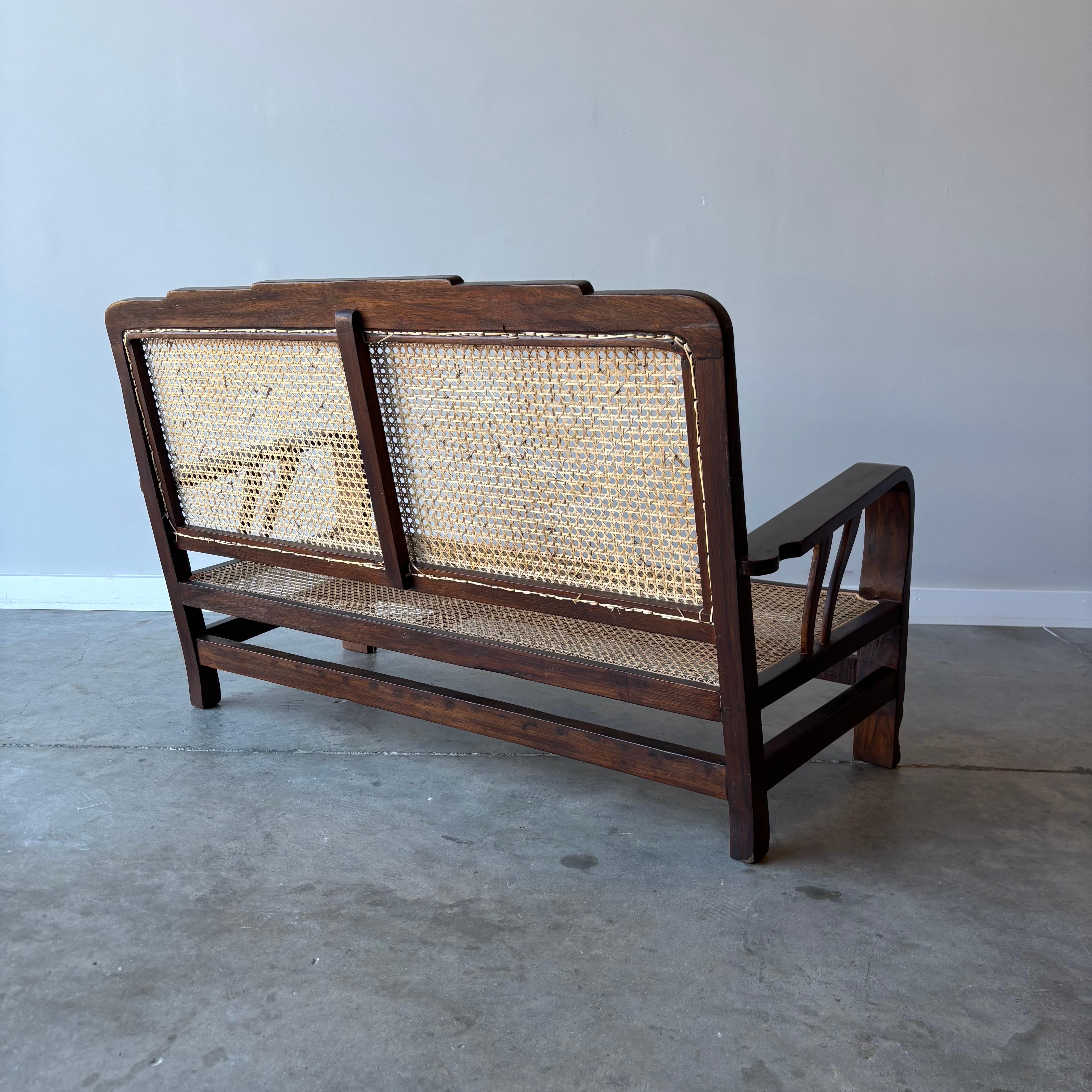 Sillón de ratán Deco Art Decó en venta