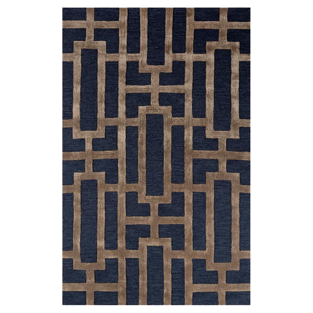 Deco Rug by Rural Weavers, Tufted, Wool, Viscose, 240x300cm For Sale