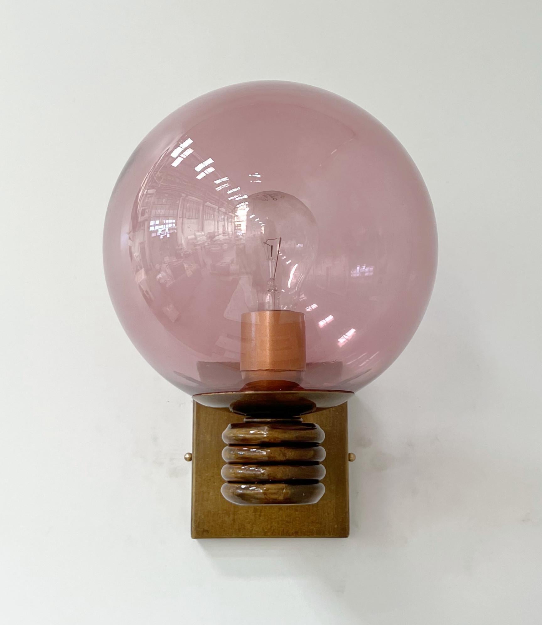 Italian Deco Sconce by Fabio Ltd For Sale
