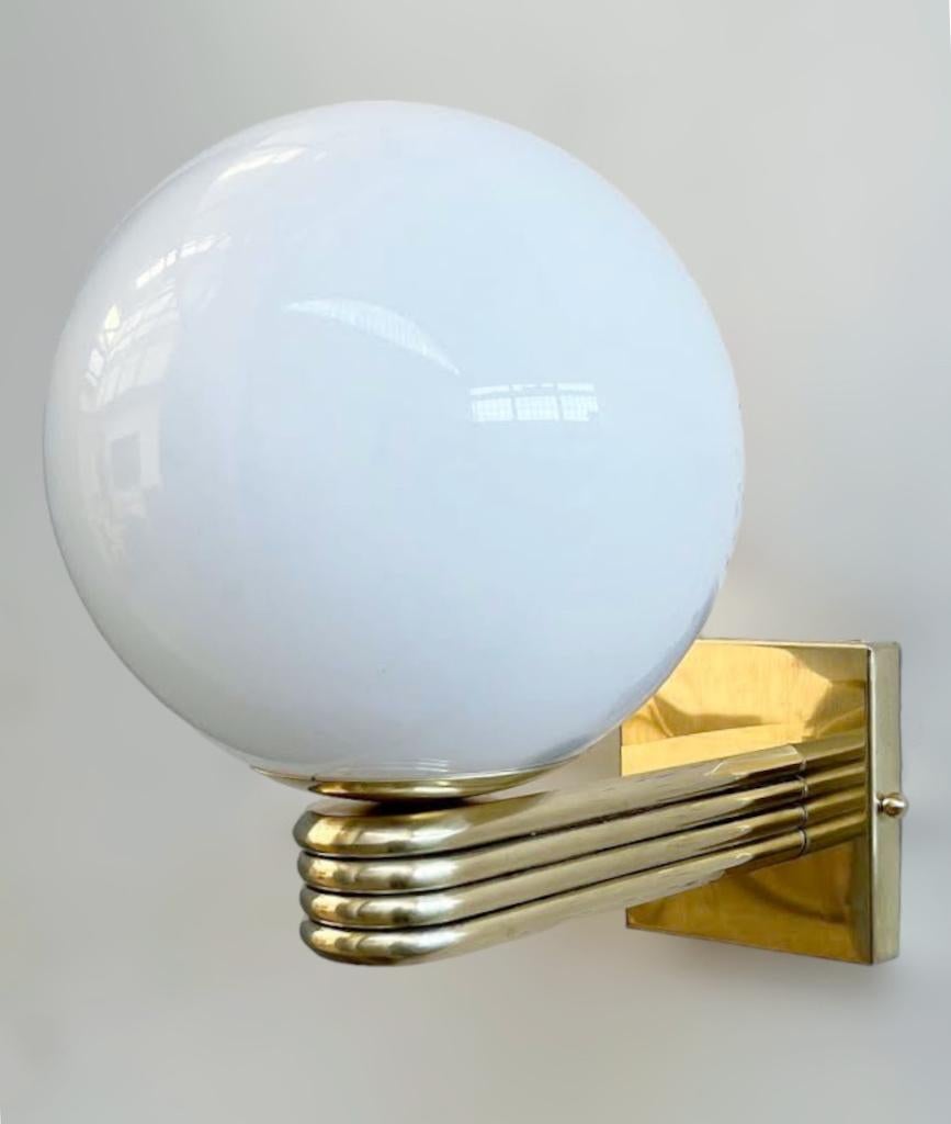 Italian Deco Sconce by Fabio Ltd For Sale