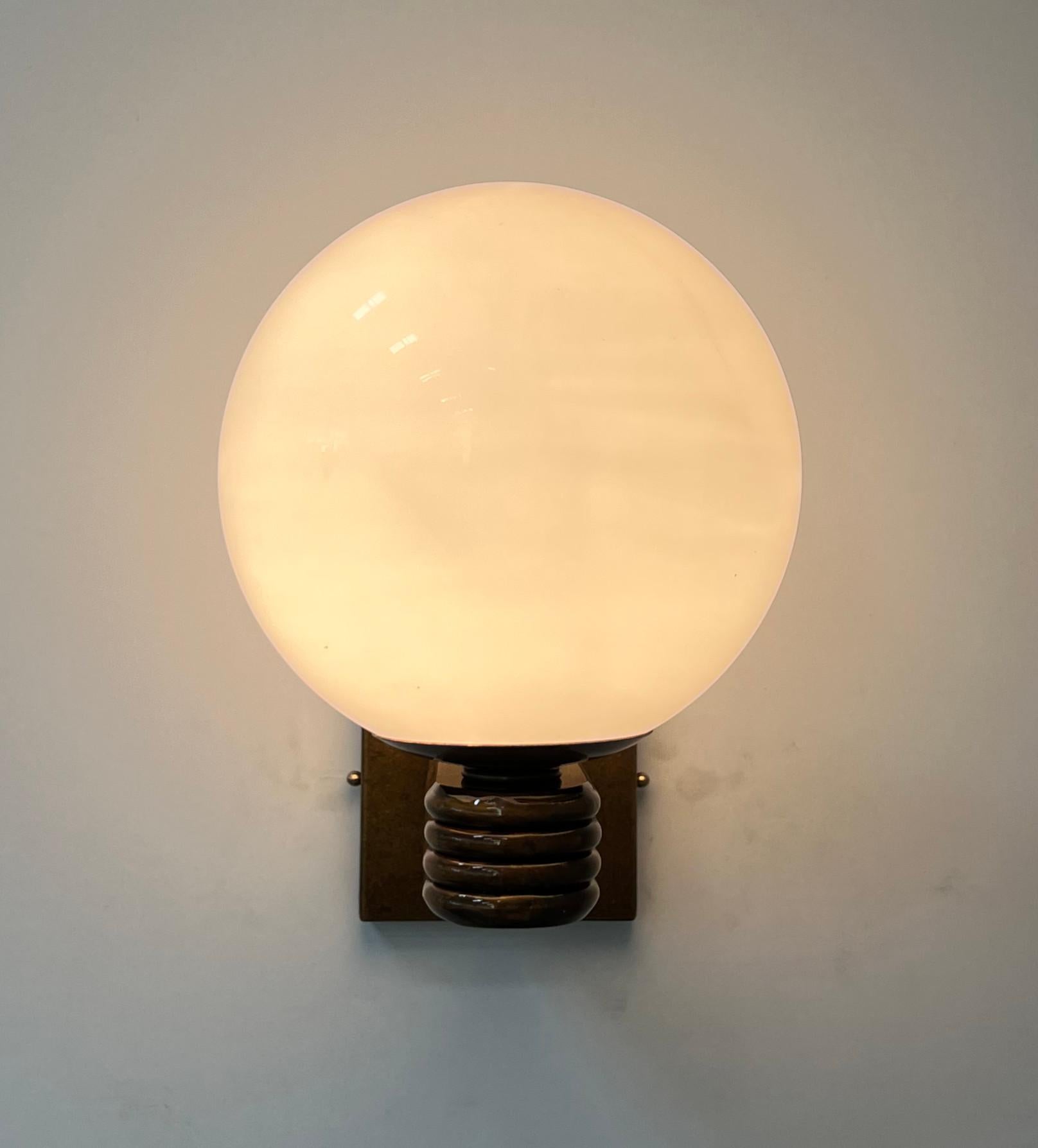 Deco Sconce by Fabio Ltd For Sale 1