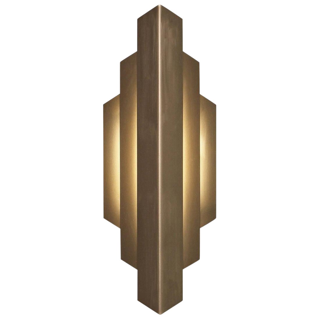 Sconce Deco, applique a LED geometrica moderna e verticale