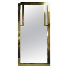 Deco Style Brass Frame Mirror