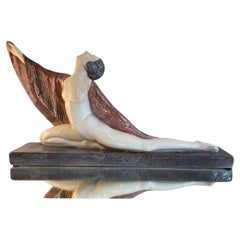 Deco-Style Ceramic Dancing Sculpture