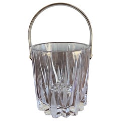 Antique Deco Style Cut Crystal Ice Bucket