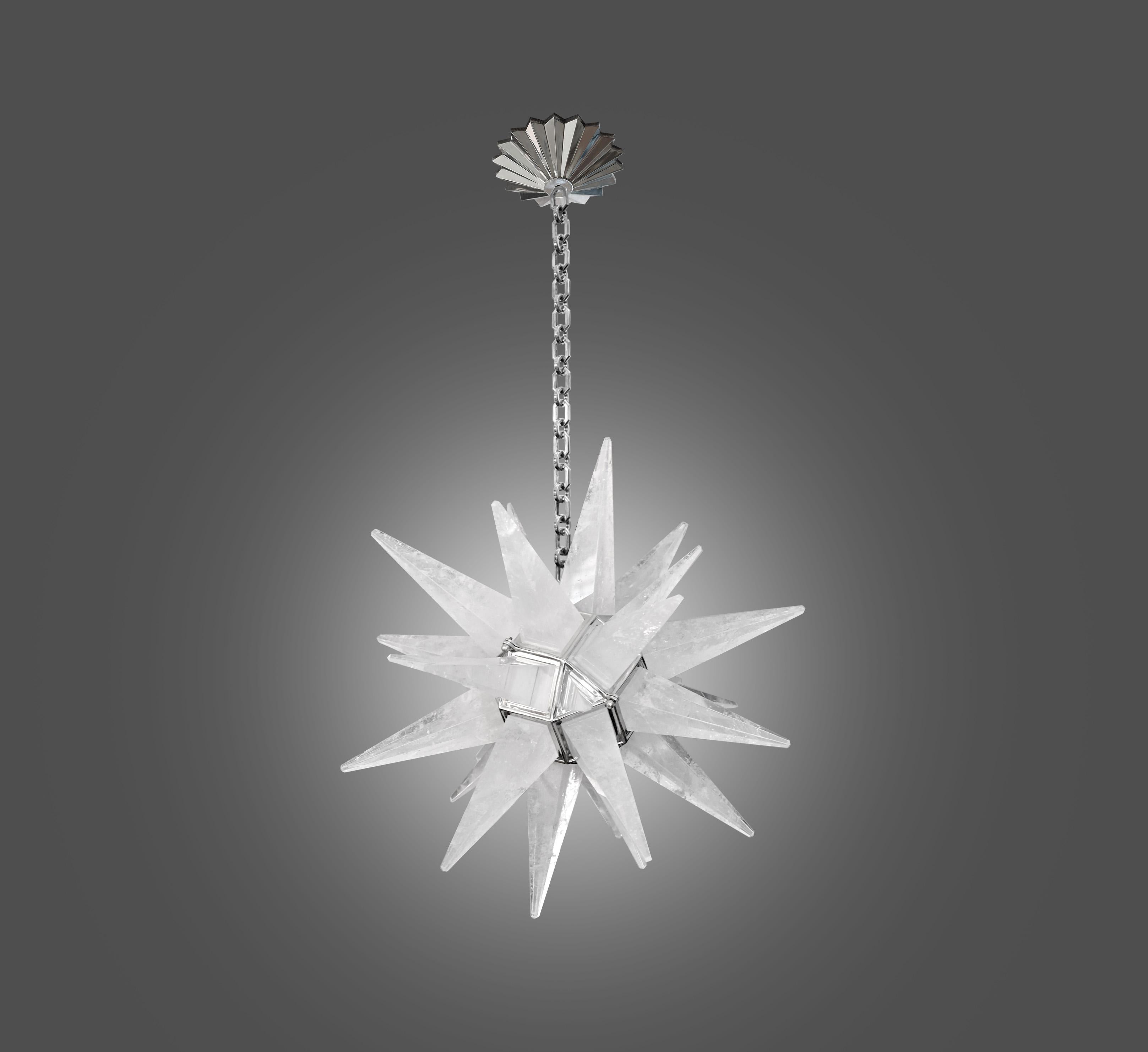 rock crystal chandelier