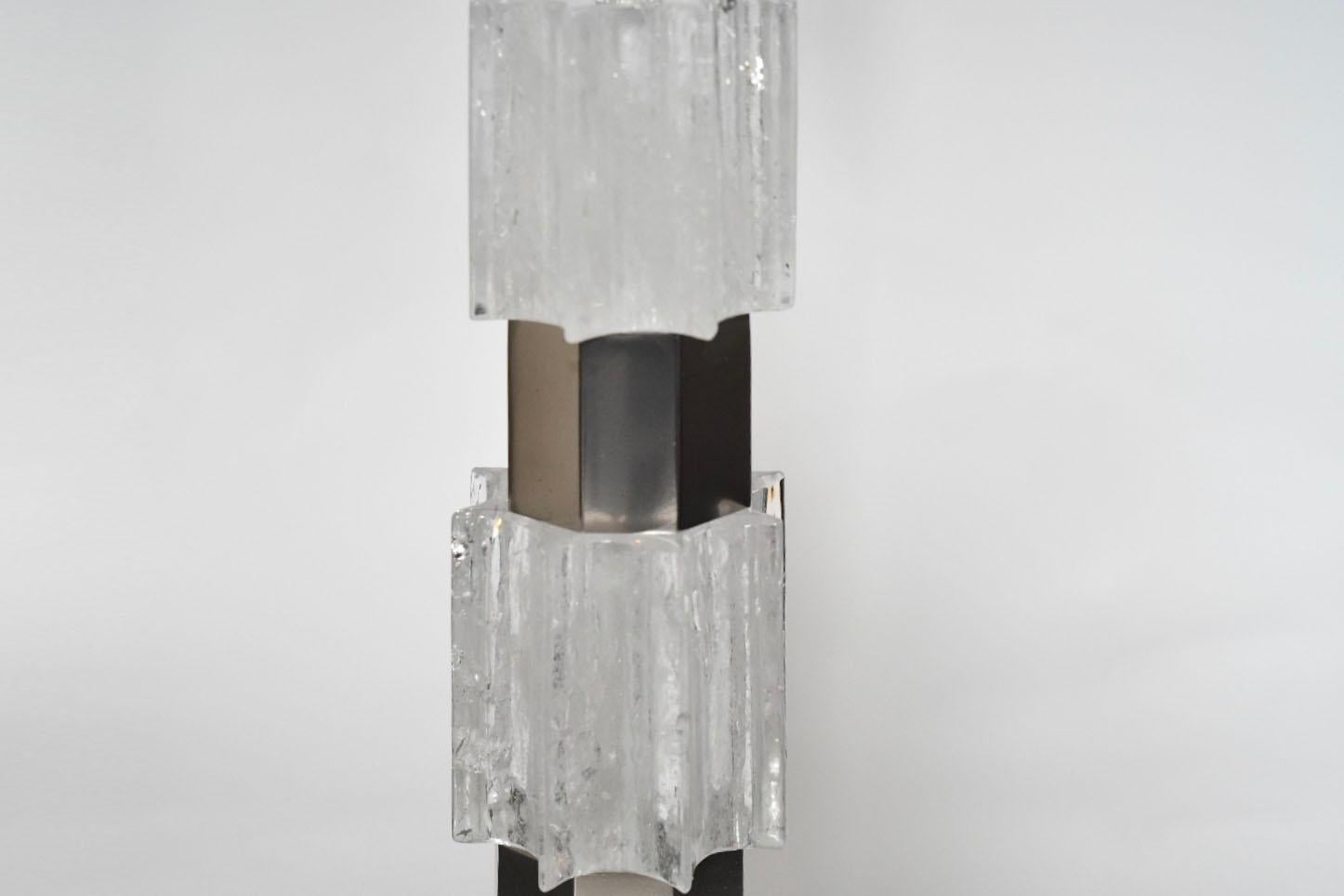 Contemporary Deco Style Rock Crystal Lamps by Phoenix For Sale