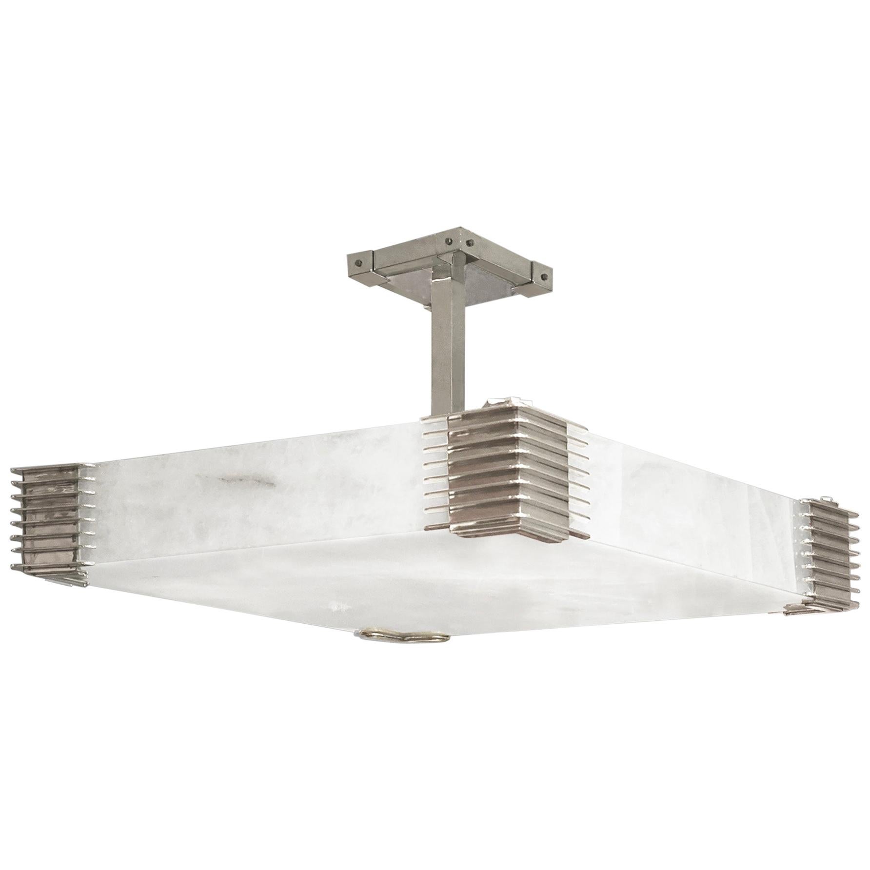 Deco Style Rock Crystal Semi-Flush mount by Phoenix