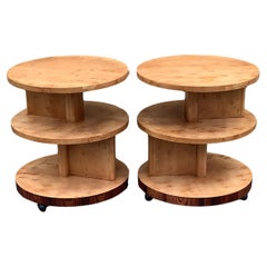 Retro Deco Style side tables