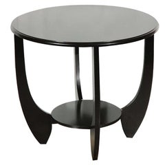 Deco Table in Black Lacquer