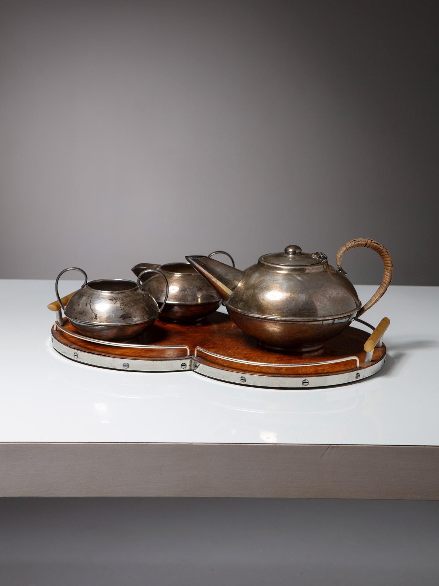 Anglais Service à thé déco par Plato, Royaume-Uni, années 1940 en vente