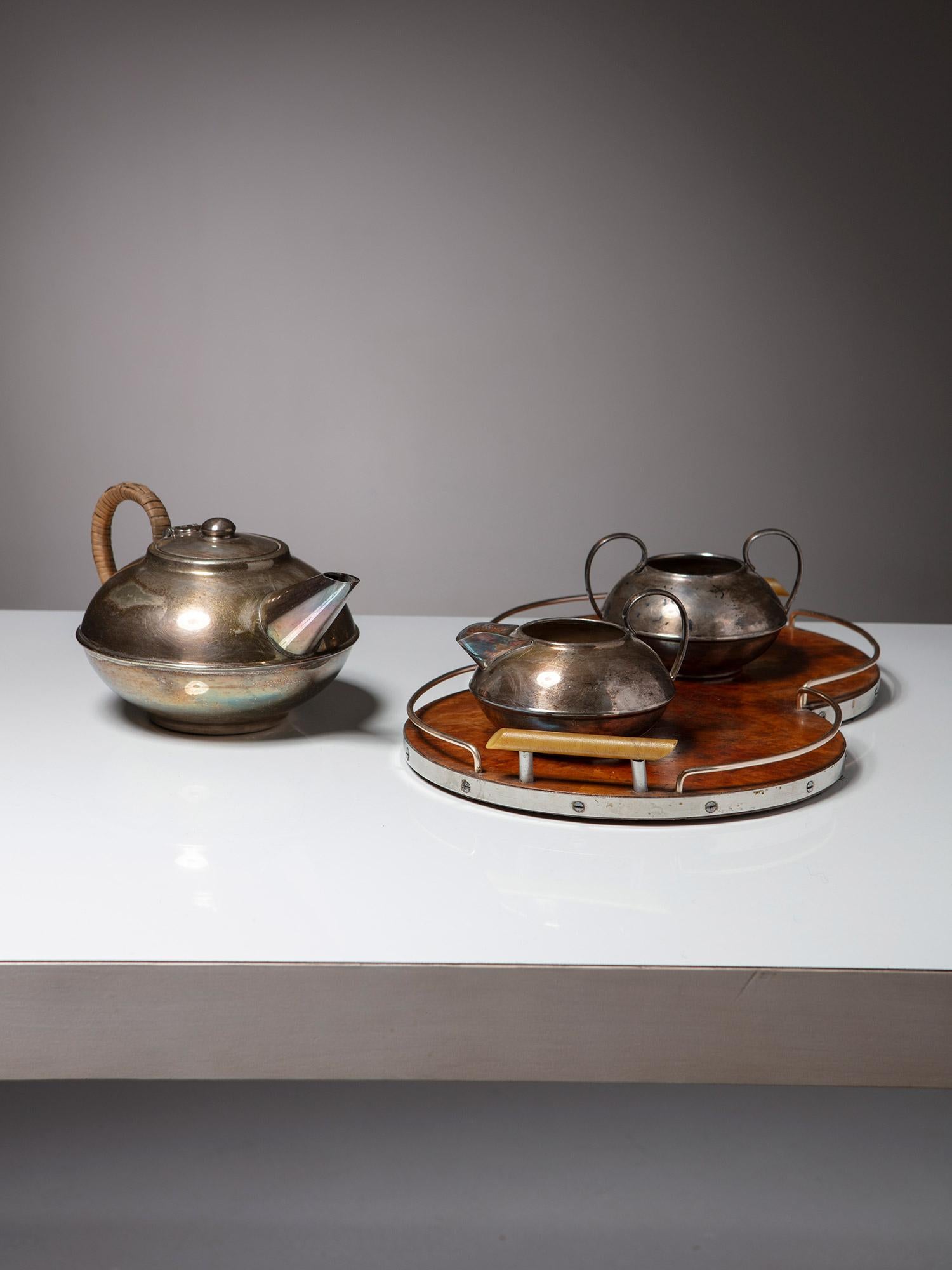 Milieu du XXe siècle Service à thé déco par Plato, Royaume-Uni, années 1940 en vente