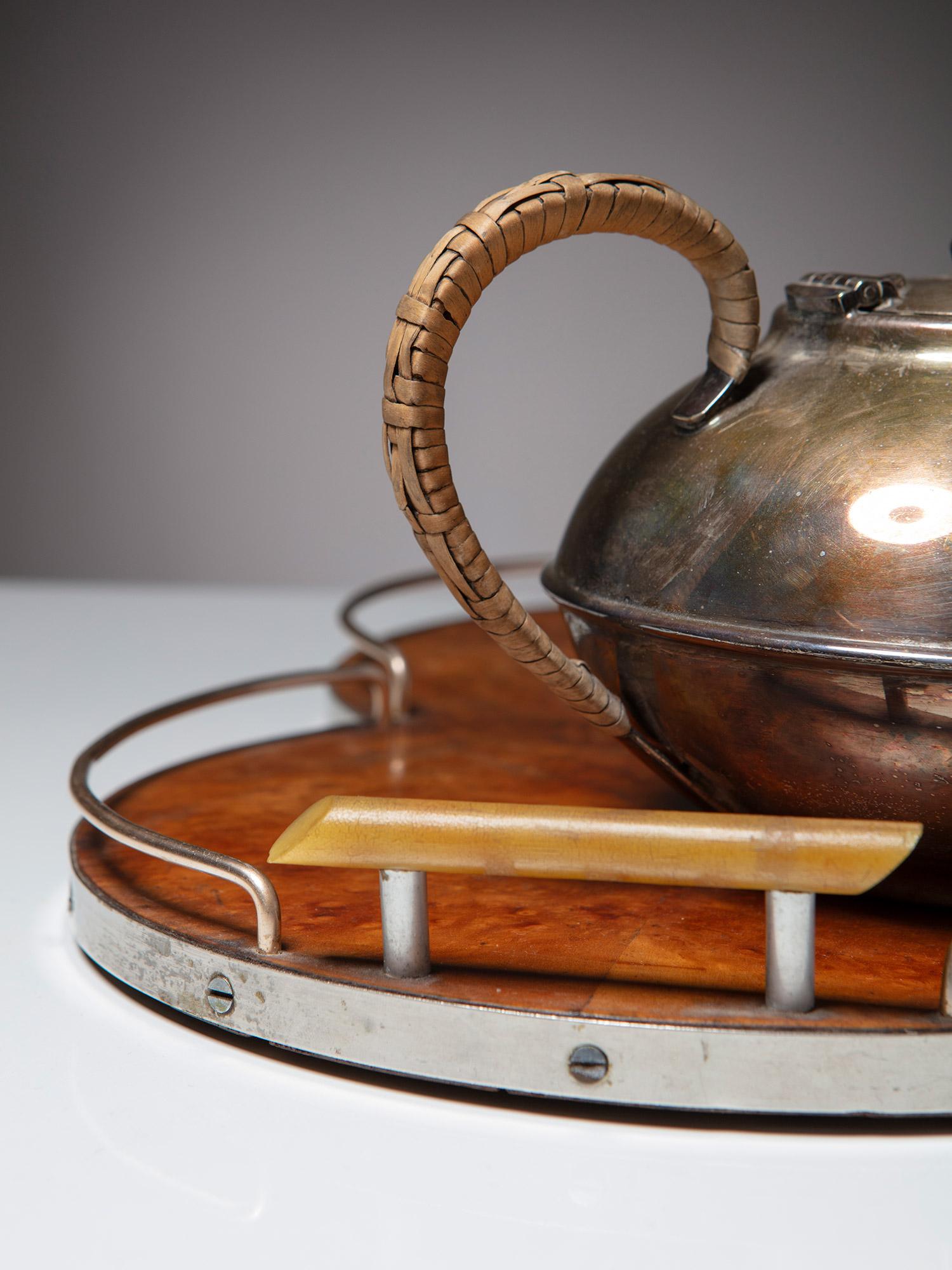 Service à thé déco par Plato, Royaume-Uni, années 1940 en vente 1