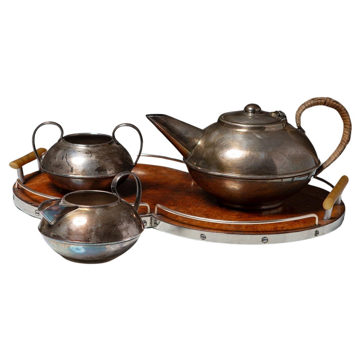 Service à thé déco par Plato, Royaume-Uni, années 1940 en vente