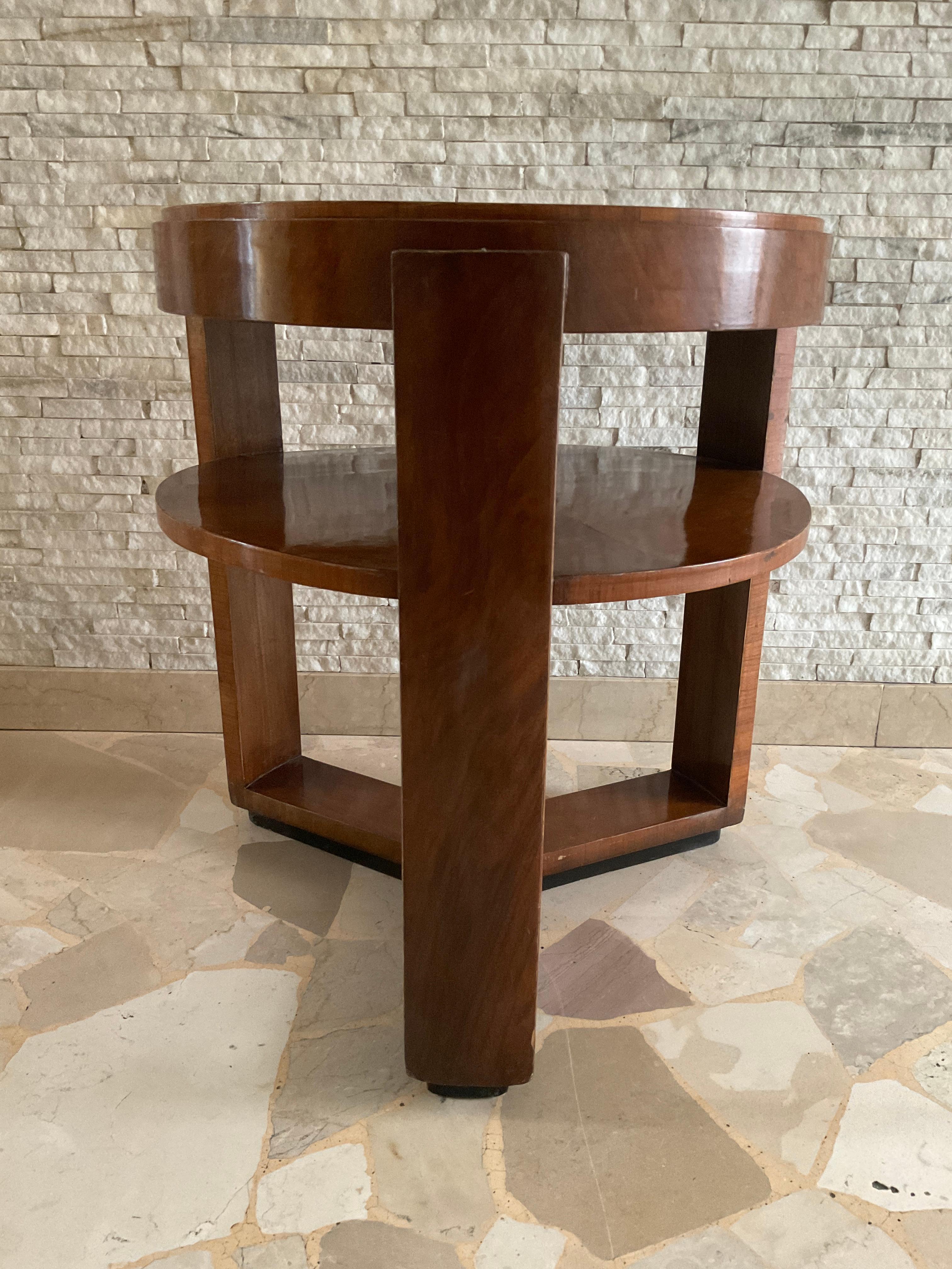 Bois Table à thé déco 1940 Italie en vente