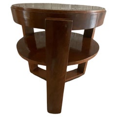 Deco tea table wood 1940 Italy