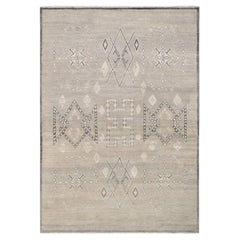 Deco Tribal Neutral Wool Rug 9'11''x14'
