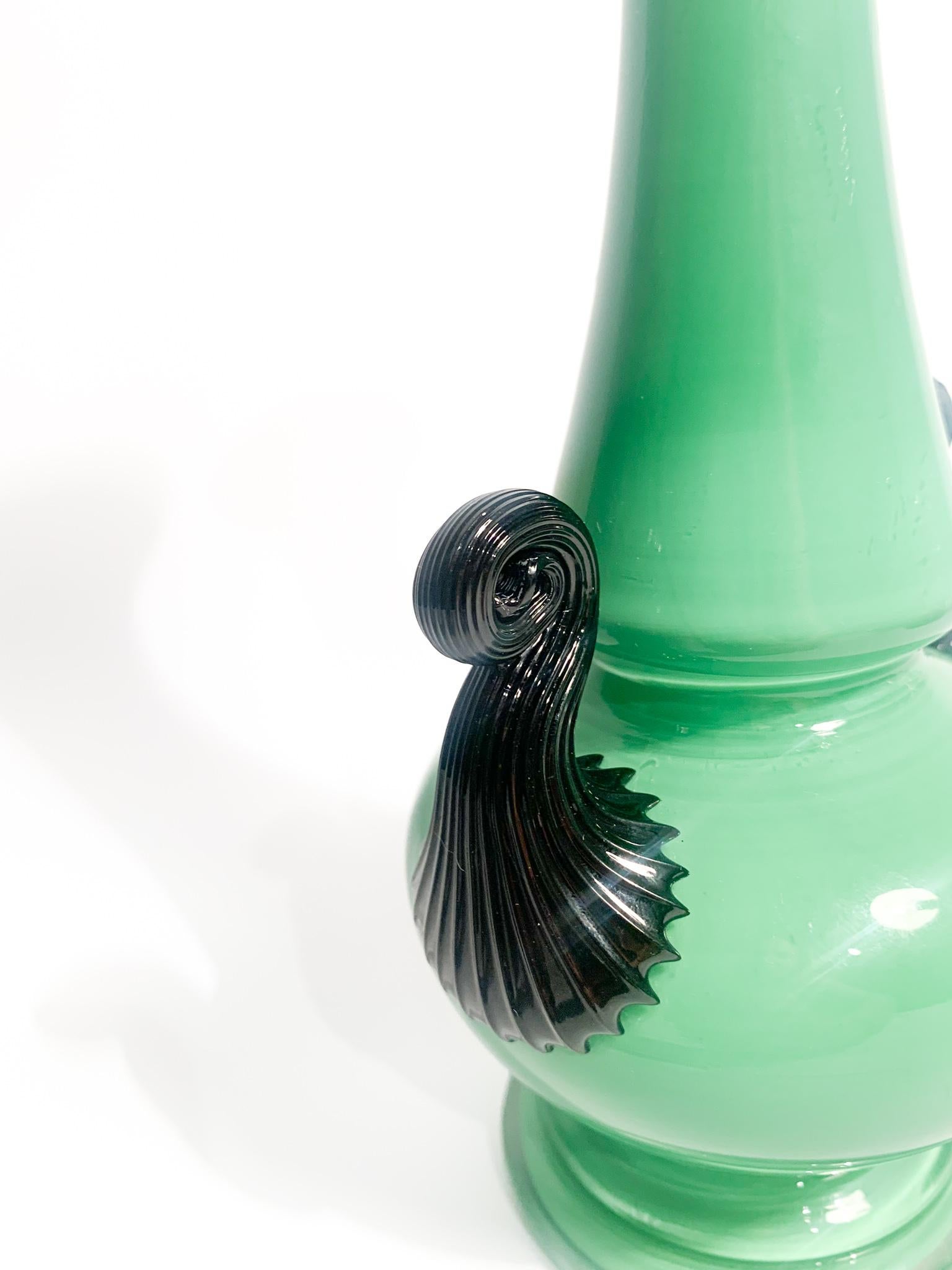 Decò Vase in Murano Glass by Napoleone Martinuzzi, 1930s For Sale 4
