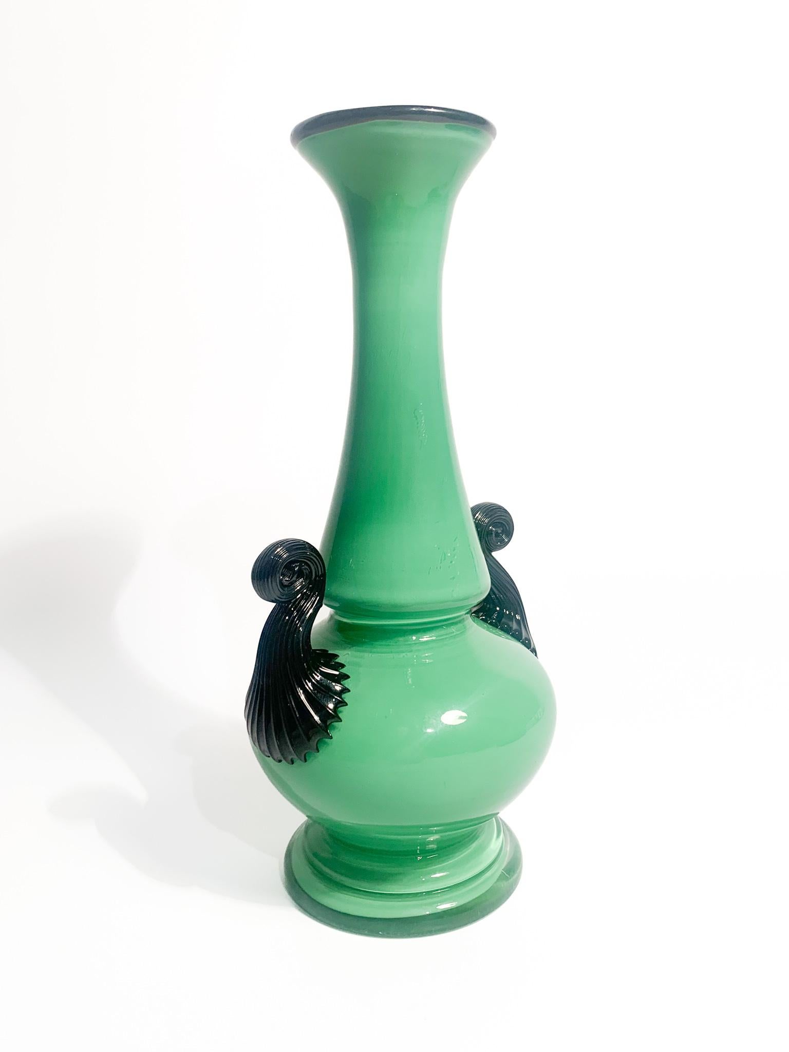 Decò Vase in Murano Glass by Napoleone Martinuzzi, 1930s For Sale 5