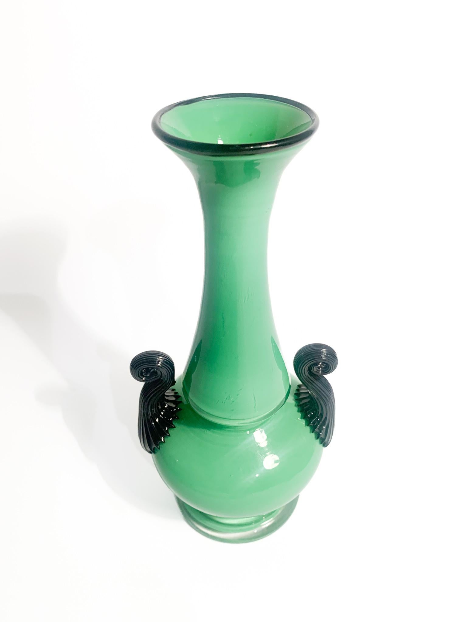 Decò Vase in Murano Glass by Napoleone Martinuzzi, 1930s For Sale 6