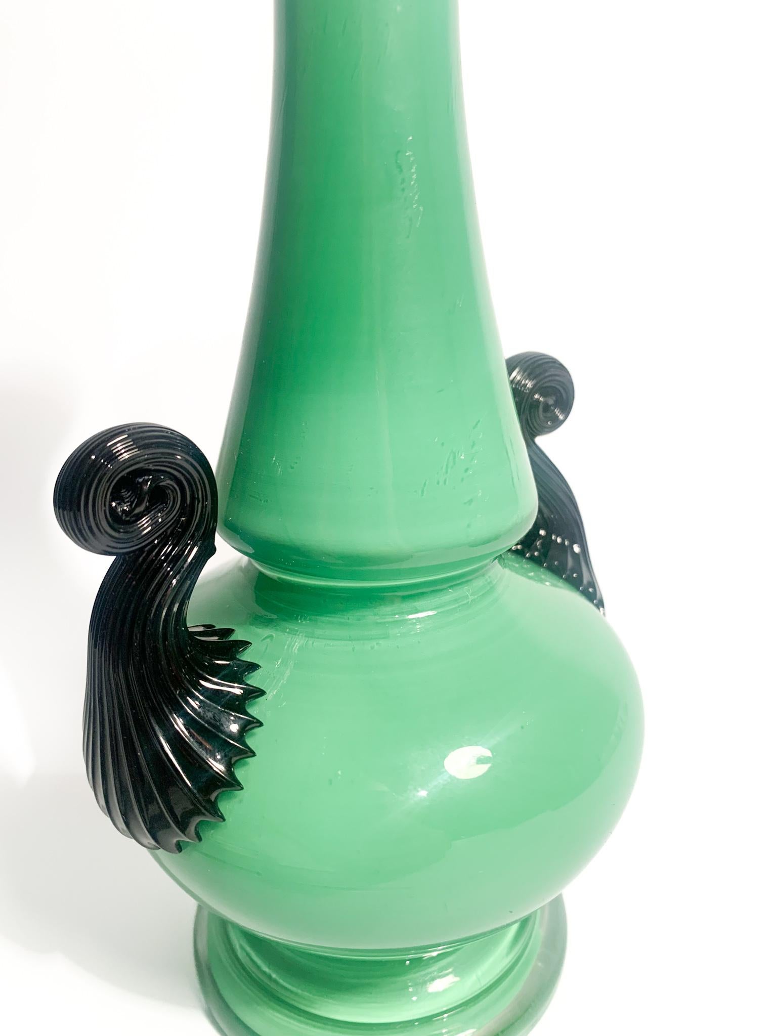 Decò Vase in Murano Glass by Napoleone Martinuzzi, 1930s For Sale 3