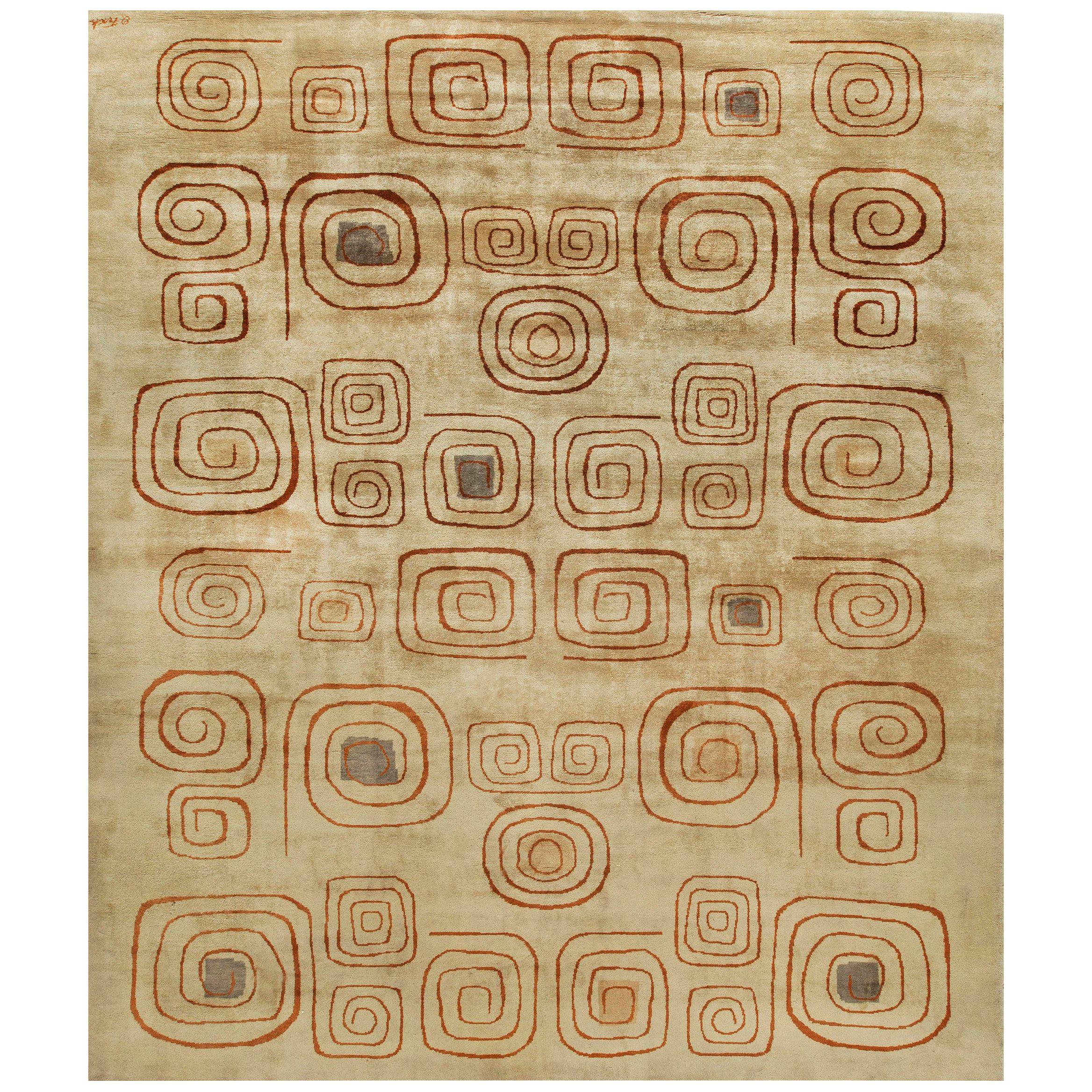 Deco Vintage Rug 
Churos
 Signed by Olga Fisch