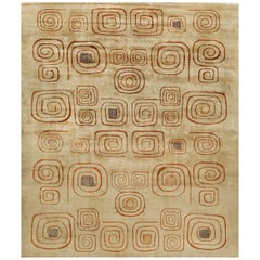 Deco Vintage Rug 'Churos' Signed by Olga Fisch
