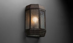 Deco Wall Lantern, England circa 1920