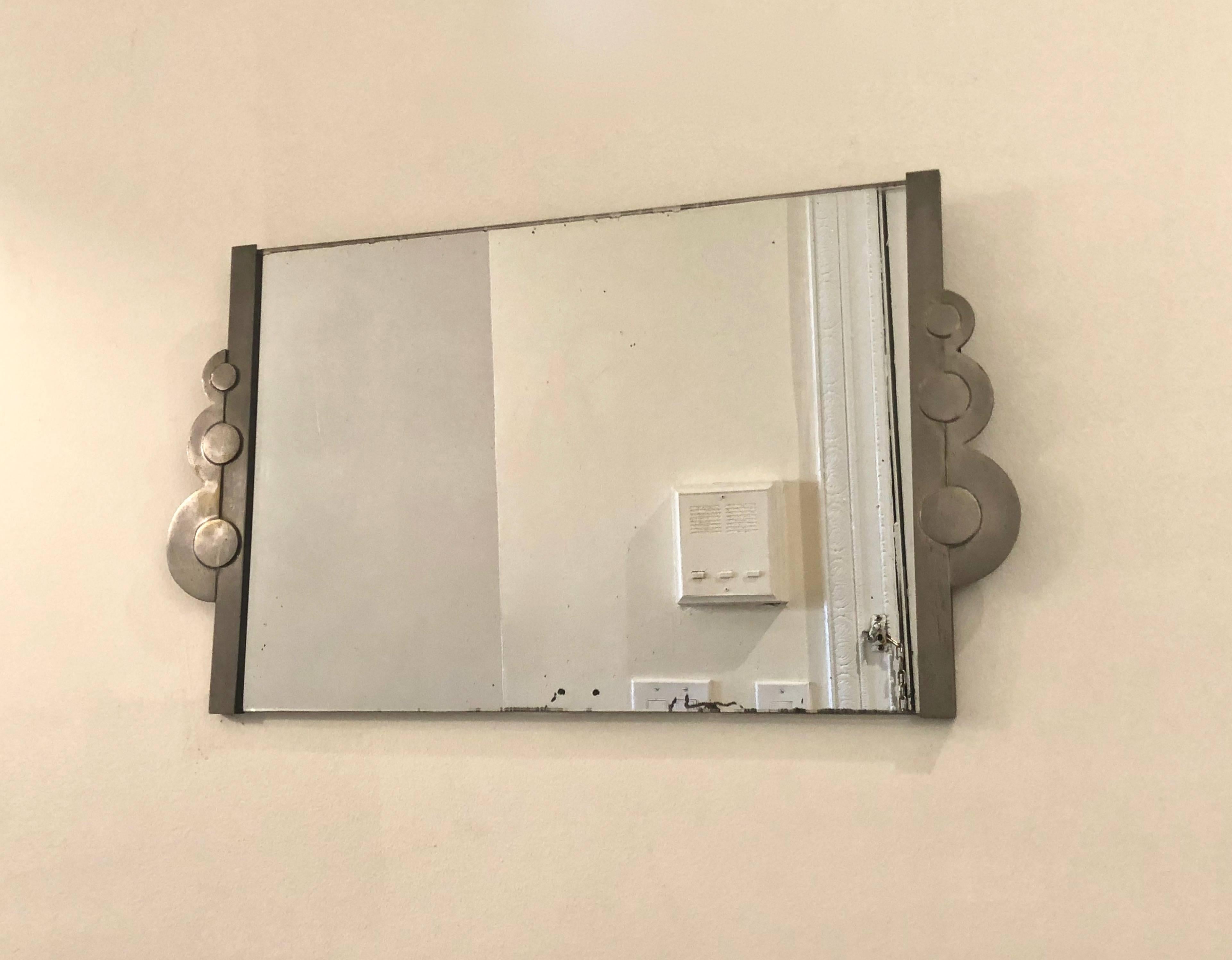 20ième siècle Miroir mural Art Déco, États-Unis, vers 1928 en vente