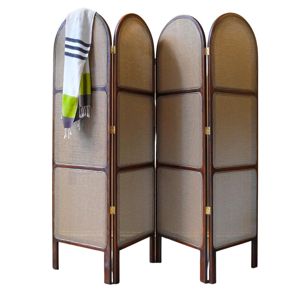 Deco Wooden Folding Screen For Sale