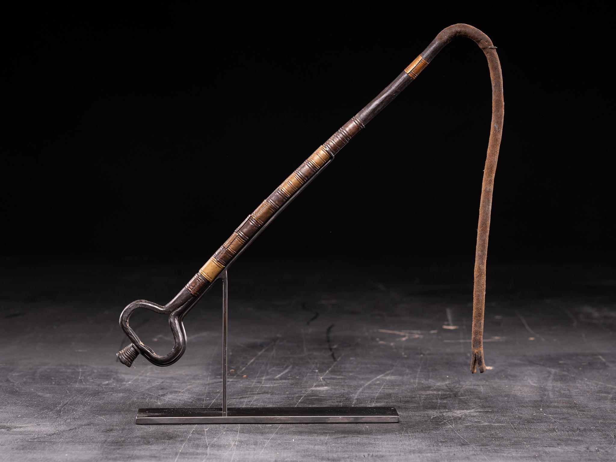 Hand-Crafted Decoative Small Kongo Whip For Sale