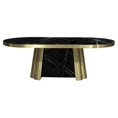 Mesa de Comedor Decodiva Nero Marquina Mármol