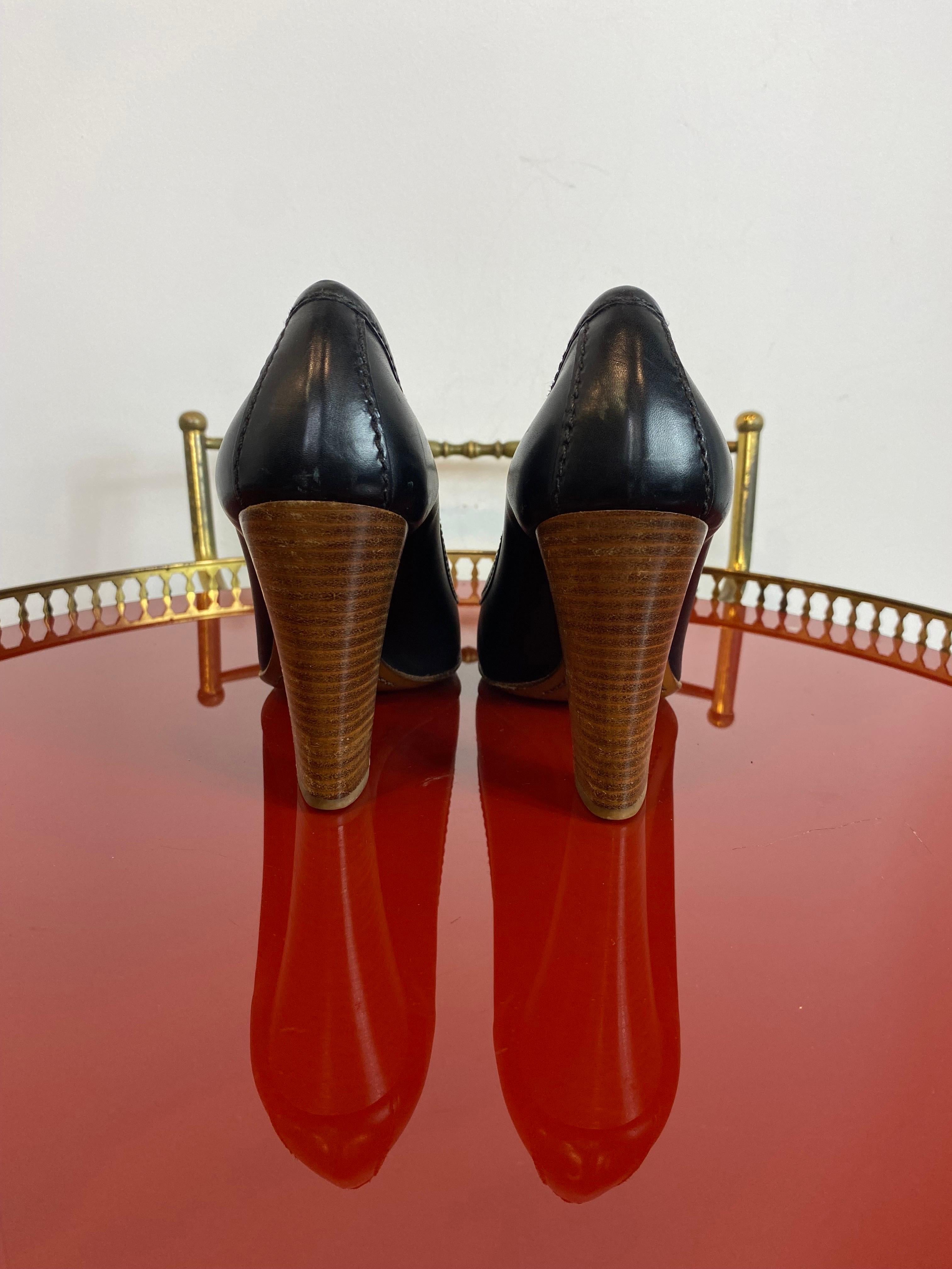 Black Décolleté Prada For Sale