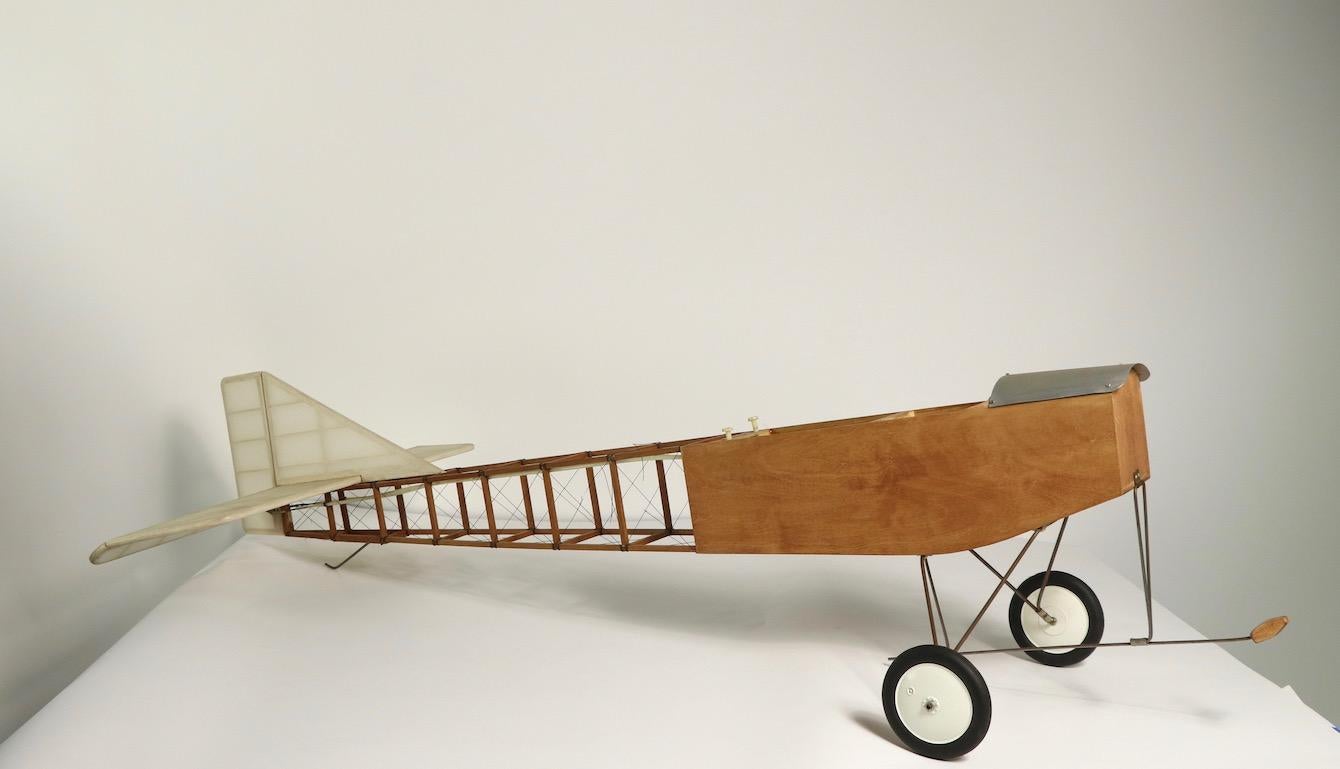 20th Century Deconstructed Architectural Model of an Airplane
