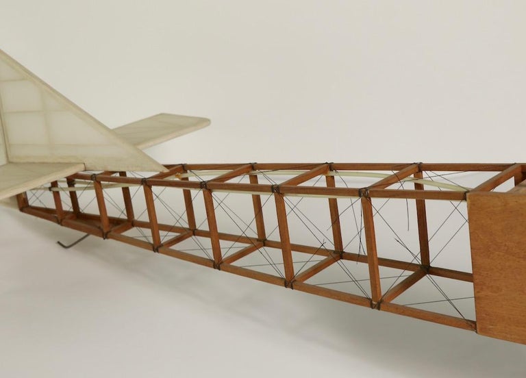 Wood Deconstructed Architectural Model of an Airplane For Sale