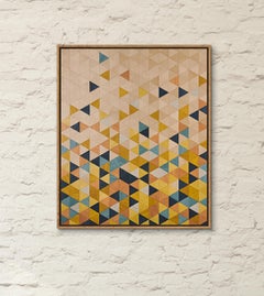 "DECONSTRUIDA" Obra de arte en marquetería de Emma Wood de la  w o o d p o p  Studio A