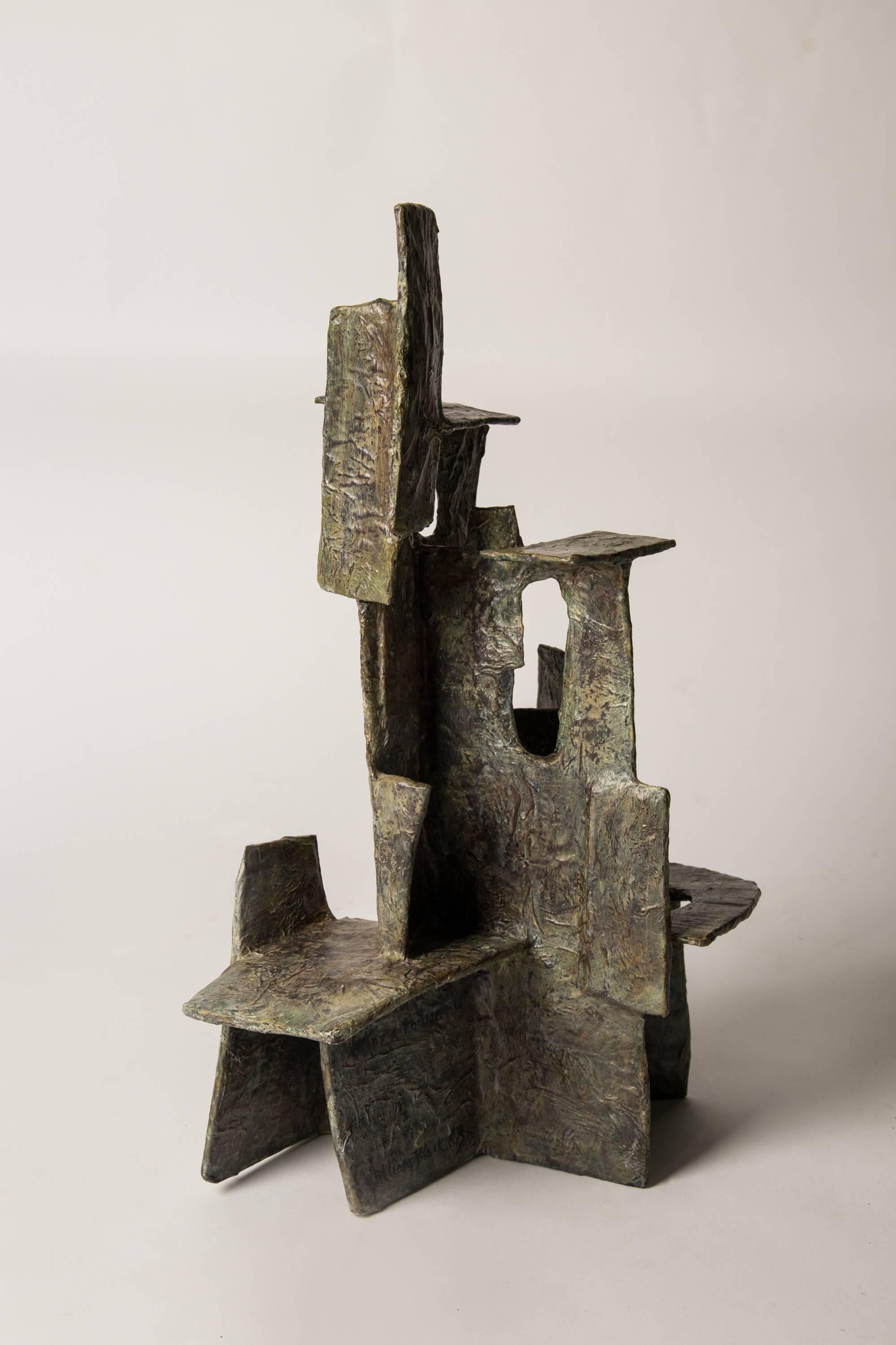 One of one. Handmade from resin coated papier-mâché.

The artist William Black:
Worked as an architect just after the second world war, in the early 1950s he inherited some money from a member of his family and decided to retire early to pursue