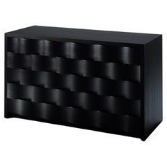 Decontemporary Orsi Chest of Drawers Stained Wengè Oak Matt Finish